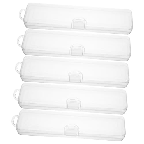 LIFKOME 5 Stück Transparenter Reise organizer für Make up Zahnbürstenaufbewahrung Langlebiger Kosmetik Pinselbehälter mit Großem Fassungsvermögen Vielseitiger Zahnbürstenhalter für von LIFKOME