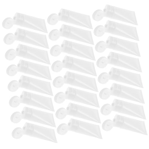 LIFKOME 50 Stück Kosmetik Nachfüllbare Soft-tuben mit Klappverschluss Leichte Reiseflaschen für Gesichtsreinigung Handcreme und Lotion Wiederverwendbare Kunststoffbehälter für von LIFKOME