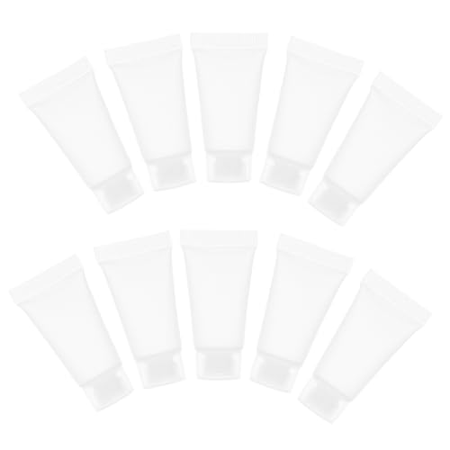 LIFKOME 50 Stück Nachfüllbare Lotion Quetschflaschen mit Schraubverschluss Leichte Kosmetik Tuben für Handcreme Zahnpasta Shampoo Auslaufsicher und Reisegeeignet von LIFKOME