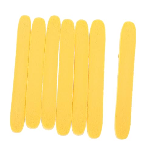 LIFKOME 50stücke Gesichtsschwämme Zur Entfernung Von Make-up Waschen Runde Pads Aus Strapazierfähigem Material Für Frauen Tiefes Peeling Praktisch Für Reisen Komprimiert Gelb von LIFKOME