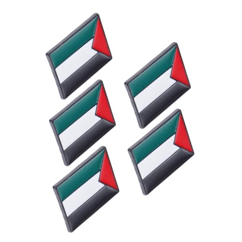 LIFKOME 5Er Set Brosche Abzeichen Fahnennadeln Abschluss-Abzeichen-Stift Rucksack-Abzeichen Nationalflaggenstifte Zinklegierung von LIFKOME
