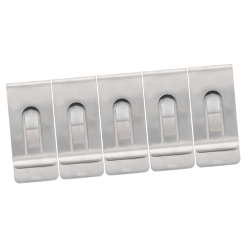 LIFKOME 5St Geldscheinklammer kreditkartenhalter Credit Card Holder geldbörse geldklammer Geldklammern für Herren Bargeldhalter Geldscheinbefestigungsclip Metallklammern reines LIFKOME 5St Geldscheinklammer kreditkartenhalter Credit Card Holder geldbörse geldklammer Geldklammern für Herren Bargeldhalter Geldscheinbefestigungsclip Metallklammern reines von LIFKOME