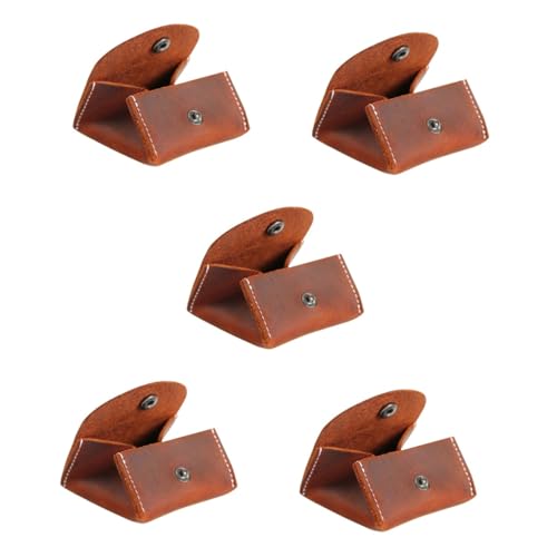 LIFKOME 5St Mini-Geldbörse kleingeldbörse small Wallet mini Wallet miniwallet Geldbörse für Männer Kleiner Geldbeutel Handdekor Münzbeutel im Freien praktische Geldtasche Leder Chocolate LIFKOME 5St Mini-Geldbörse kleingeldbörse small Wallet mini Wallet miniwallet Geldbörse für Männer Kleiner Geldbeutel Handdekor Münzbeutel im Freien praktische Geldtasche Leder Chocolate von LIFKOME