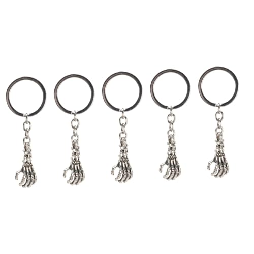 LIFKOME 5 Stück Vintage Schlüsselanhänger Das Für Punk Kette Handkette Design Tasche Hängende Dekoration Für Halloween von LIFKOME
