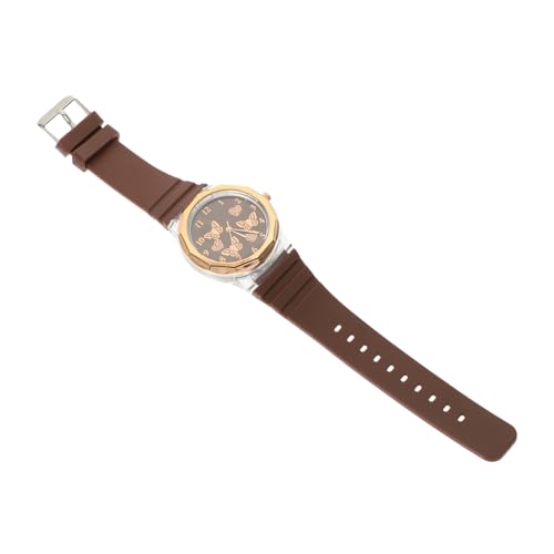 LIFKOME 5stücke Uhr Mit Schmetterlings-Design Silikonarmband Für Alltag Sport Und Partys Stilvolle Zarte Quarzuhr Für Frauen Und Mädchen von LIFKOME