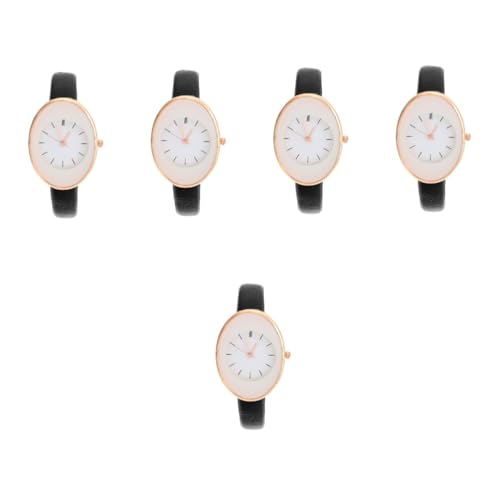 LIFKOME 5stücke Damen Armbanduhr Mit Verstellbarem Band Quarzuhr Für Geeignet Für Alltag Und Büro Design Präzise Zeitmessung Vielseitig Kombinierbar von LIFKOME