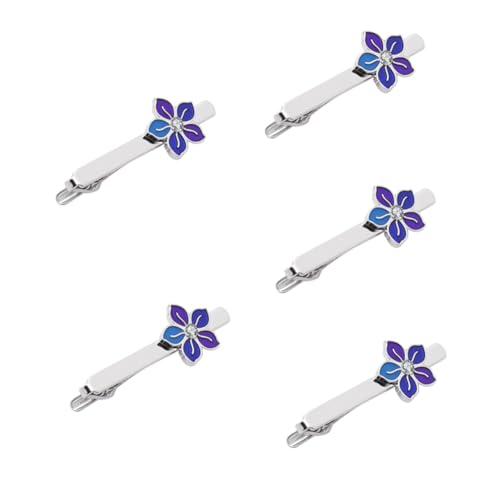 LIFKOME 5stücke Stylischer Krawattenclip Für Herren Elegante Blumenmuster Langlebige Kupferkonstruktion Für Büro Hochzeiten Und Alltag Perfektes Accessoire Für Geschäftsleute von LIFKOME