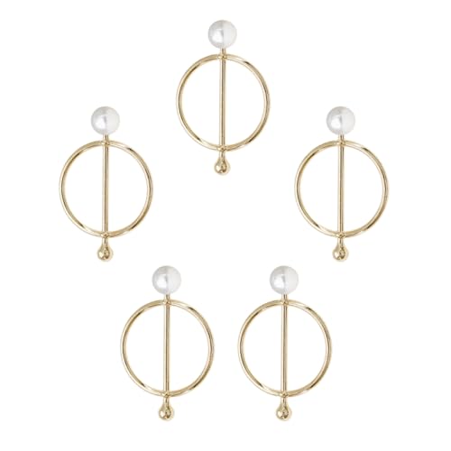 LIFKOME 5stücke Teiliges Perlen-scarf-clips Legierung Für Damen Fester Halt Stilvolle Kleidungsgestaltung Als Accessoire Für Schals Und von LIFKOME