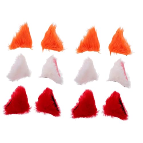 LIFKOME 6 Paare Plüsch-Katzenohr-Haarspange Katzenohren Haarspange Tierohren Haarspange Tierhaarspangen Kopfschmuck mit Katzenohren Haarspange mit Katzenohren Cosplay Haarspange LIFKOME 6 Paare Plüsch-Katzenohr-Haarspange Katzenohren Haarspange Tierohren Haarspange Tierhaarspangen Kopfschmuck mit Katzenohren Haarspange mit Katzenohren Cosplay Haarspange von LIFKOME