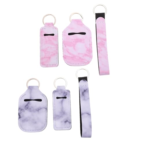 LIFKOME 6stücke Neopren Schlüsselanhänger Lippenstift Schutzüberzüge Leicht rutschfest Für Aufbewahrung Von Schlüsseln Und Lippenpflege von LIFKOME