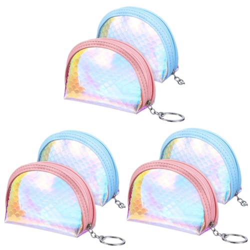 LIFKOME 6 STK Mini-Clutch Damen geldbörse damengeldbörse Glitzer-Geldbörse totebags kleine säckchen Portemonnaie wechseln Kleines Schminktäschchen für die Handtasche Damen-Geldbörse PVC von LIFKOME