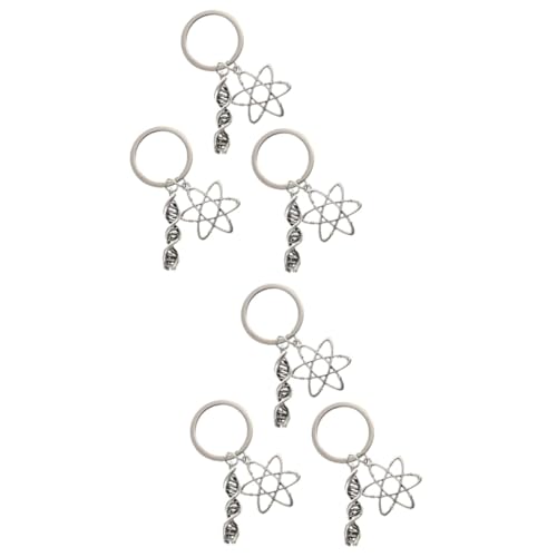 LIFKOME 6stücke Teiliges Chemie Schlüsselanhänger Mikroskop Reagenzglas Für Lehrer Und Wissenschaftsfreunde Robustes Langlebiges Design Für Schlüsselbund Und Taschen von LIFKOME