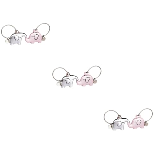 LIFKOME 6stücke Kussende Schlüsselanhänger Deko Für Valentinstag Und Und Silber Für Schlüssel Taschen Und Handys von LIFKOME