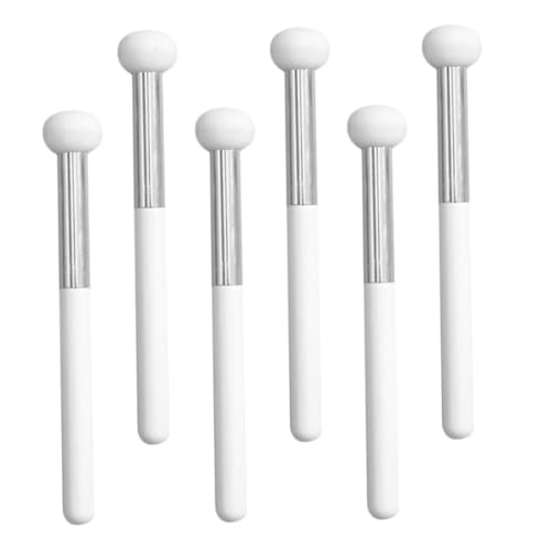 LIFKOME 6 Stck Teiliges Concealer Pinselset mit Ergonomischem Griff Pilzförmige Make Up Schwämme für Präzises Auftragen von Concealer Lidschatten und Nasenschatten Geeignet für Frauen von LIFKOME