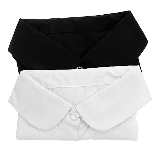 LIFKOME 3sets Baumwolle Hemd Falsche Kragen Faux Kragen Stickerei Mode Dame Gefälschte Kragen Zubehör 2 Stücke * 3 von LIFKOME
