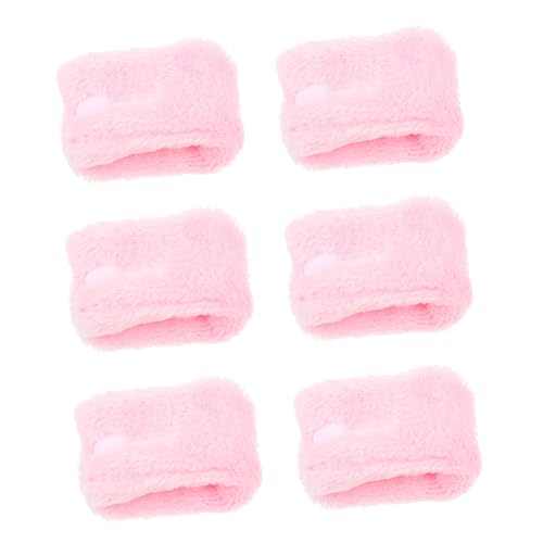 LIFKOME 6 Stück Fleece Haarwickler Schonend Weiche Schlaf Haarlockenwickler für Damen Leichter DIY Lockenstab für Sanfte Locken über Nacht Zuverlässiger Sitz Geeignet für Haartypen von LIFKOME