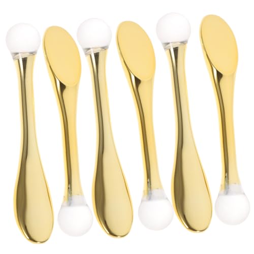 LIFKOME 6 Stück Gesichtsmasken Löffel und Massage Stick Augencreme Spatel für Bessere Aufnahme Lindert Augenmüdigkeit Fördert Durchblutung Langlebig und Praktisch für Hautpflege von LIFKOME
