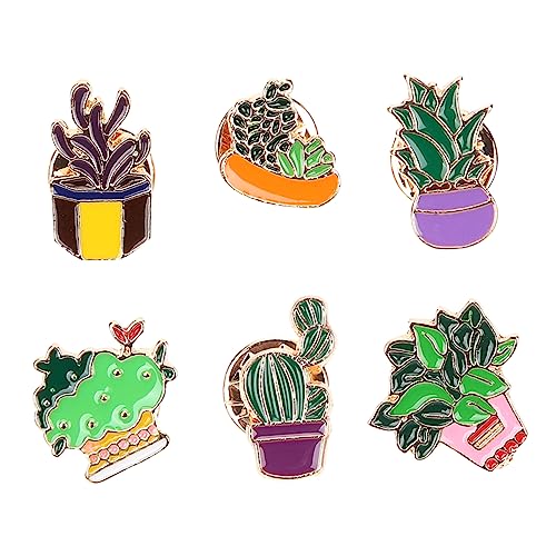 LIFKOME 6 Stück Topf brosche halloween halloween goodies geschenkten weihnachten Partyaccessoire sevgiliye hediye Anstecknadel für Rucksäcke Pin-Ästhetik -Stift Legierung von LIFKOME