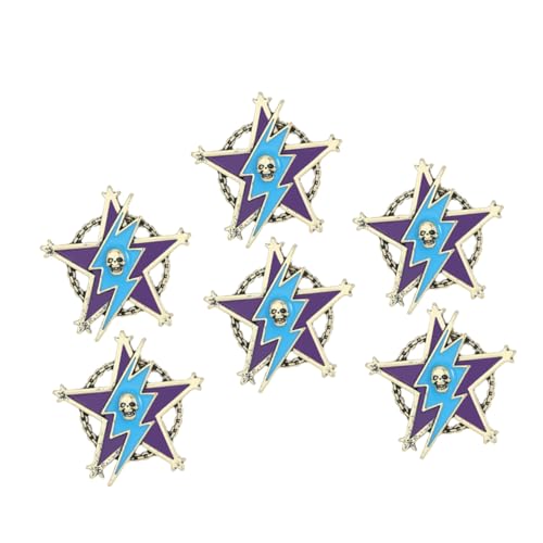 LIFKOME 6 Stück Vintage Fünf-punkte-stern Anstecknadeln für Herren Retro Metall Broschen Mini Pins Stilvolle Robuste und Leichte Accessoires für Anzüge Jacken Rucksäcke und Halloween LIFKOME 6 Stück Vintage Fünf-punkte-stern Anstecknadeln für Herren Retro Metall Broschen Mini Pins Stilvolle Robuste und Leichte Accessoires für Anzüge Jacken Rucksäcke und Halloween von LIFKOME