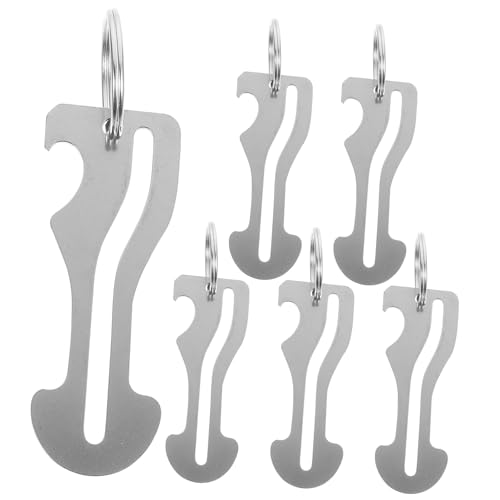 LIFKOME 6stücke Einkaufswagen-Token Schlüsselanhänger Robuster Edelstahl Schlüsselring Für Einkaufswagen Praktischer Einkaufschip Für Supermärkte Schlüsselanhänger Einsetzbar Und von LIFKOME