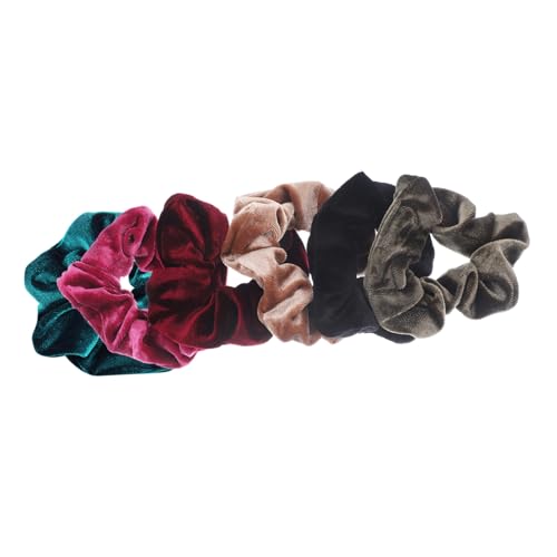 LIFKOME 6stücke Haargummi Mit Samt Bändern Für Mädchen Und Frauen Groß Bunte Haargummis Für Hochsteckfrisuren Und Dutts Hochelastische Haarbands Für Alltags Und Partydekoration von LIFKOME
