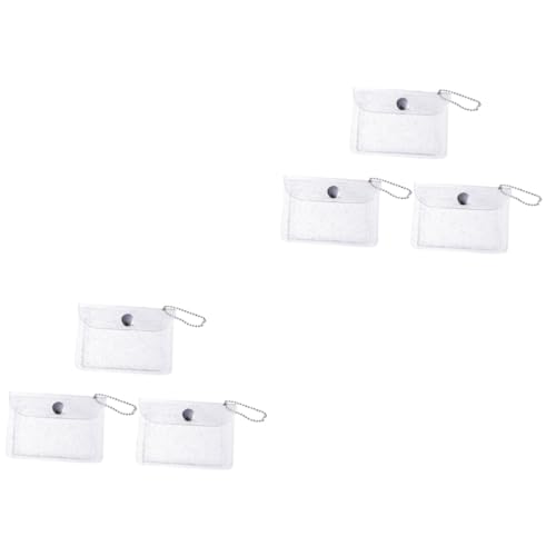 LIFKOME 6stücke Mini Transparent Geldbörse Für Damen Modische Umhängetasche Weich Strapazierfähig Und Geruchslos Für Täglichen Gebrauch Als Kleine Damenhandtasche von LIFKOME