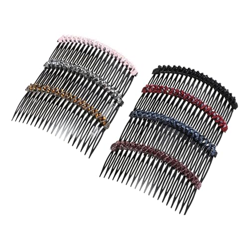 LIFKOME 7 Stück Teiliges Haarkamm Funkelnden Strasssteinen Eleganter Kristall haarschmuck für Damen und Mädchen Geeignet für Hochzeit Party Festtage und Besondere Anlässe von LIFKOME