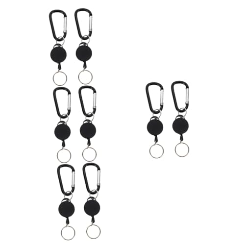 LIFKOME 8stücke Retractable Badge Holder Mit Multifunktion Tragbare Schlüsselringe Für Ausweise Und Schlüsselanhänger Für Und Berufstätige von LIFKOME