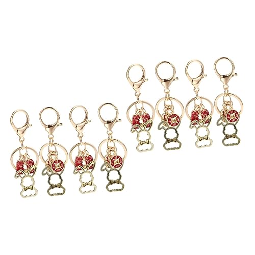 LIFKOME 8 Stück Schlüsselanhänger „Jahr des Kaninchens“ Hasen Schlüsselanhänger Hasen Dekorationen Geldbörse Reißverschluss Anhänger Chinesischer Hase Schlüsselanhänger Tier von LIFKOME