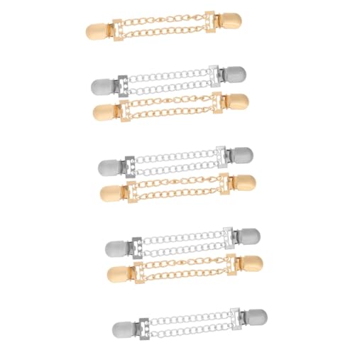 LIFKOME 8 Stück Stilvolle Clip On Cardigan Pullover Cinch Clips Schal Clips Kleiderclips Schal Clips Damen Kleidungsclips Kleidungsbrosche Clips Hemdclips Kleidungsverschlüsse von LIFKOME