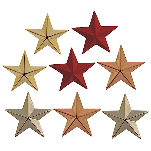 LIFKOME 8 Stück Teiliges Metall Broschen für Damen Dekorative Brustpins Sternform für Kleidung Jacken Taschen und Accessoires von LIFKOME