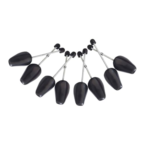 LIFKOME 8 Stück Teiliges Schuhspanner Kunststoff Verstellbar für Herren Schuhformer zur Form Feuchtigkeitserhaltung Geeignet für Stiefel Sneaker und Halbschuhe Schwarz von LIFKOME
