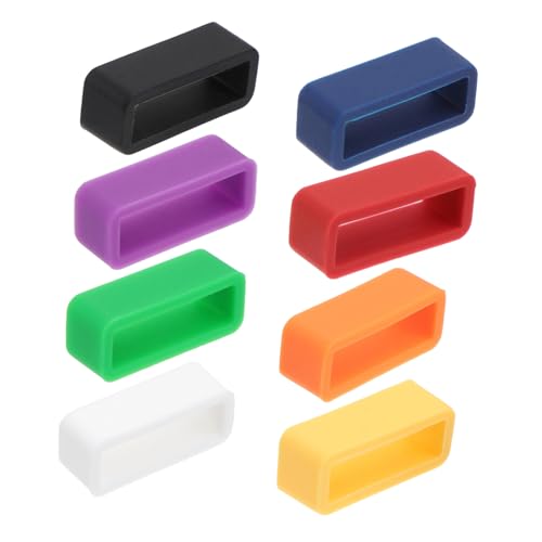 LIFKOME 8 Stück Teiliges Silikon Uhrenarmband Halter Rutschfeste Anti fall Schlaufen Ersatz Ringe für Sichere Befestigung Langlebig Installieren Vielseitig Kompatibel von LIFKOME