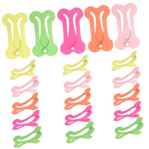 LIFKOME 80stücke Mini Haarklammern Im Knochen-design Farbenfroh Und Haltbar Für Junge Mädchen Und Haustiere Mit Glatten Kanten Für Schmerzfreies Tragen Praktische Haaraccessoires Für von LIFKOME
