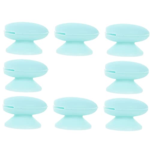 LIFKOME 8Stücke Tragbare Silikon Lippenpinsel Abdeckungen für Make Up Verliergeschützt Organizer für Lippenstift und Lidschatten Leicht und Praktisch für Täglichen Gebrauch von LIFKOME