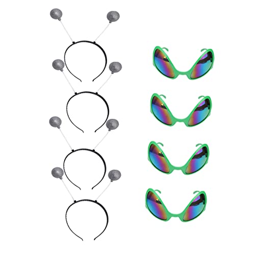 LIFKOME 8stücke Cartoon Untertasse Mann Haar Hoops Dekoration Festival Kopfbedeckung Lustig Gläser Stirnband Für Party Karneval Cosplay LIFKOME 8stücke Cartoon Untertasse Mann Haar Hoops Dekoration Festival Kopfbedeckung Lustig Gläser Stirnband Für Party Karneval Cosplay von LIFKOME