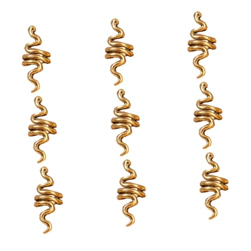 LIFKOME 9 Stück Teiliges Dreadlocks Haarringe aus Metall Verstellbare Spiralen Haarschmuck für Zöpfe und Flechtfrisuren Stilvolle DIY Haarmanschetten Haaraccessoires für Frauen und von LIFKOME
