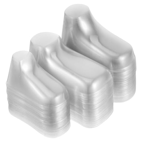 LIFKOME 90 Stück Teiliges Schuhhalter aus Transparentem Kunststoff Platzsparend Klarer Schuhdisplay ständer für Babybooties Socken und Lauflernschuhe für Handel und Handwerksmessen von LIFKOME