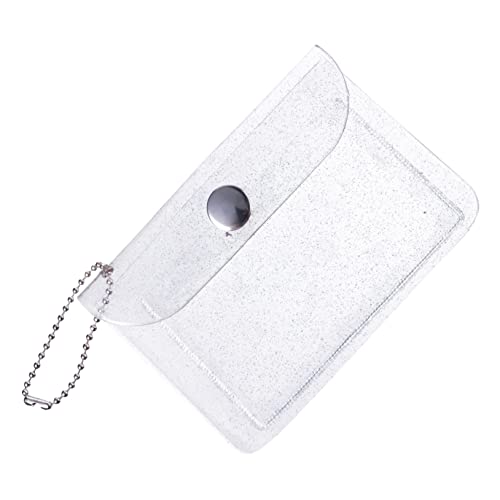 LIFKOME 9stücke Transparente Mini Geldbörse Damen Geldbeutel Aufbewahrungstasche Modische Handtasche Für Mädchen Glitzer von LIFKOME