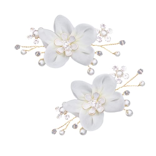 LIFKOME Abnehmbare Goldene Schuhschnalle aus Langlebiger Legierung Modischer Schuhclip mit Blumenmotiv Geeignet für Pumps und High Heels für Hochzeit und Festliche Anlässe von LIFKOME