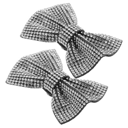 LIFKOME Abnehmbare Schuhclips mit Schleifen Design Funkelnde Strassverzierung Schuhdekoration für Brautschuhe und High Heels Vielseitig für Hochzeit Party und Accessoires von LIFKOME