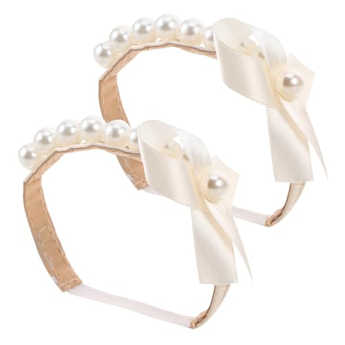 LIFKOME Abnehmbare Schuhriemen mit Kunstperlen für High Heels Anti lose Absätze Zuverlässiger Halt Einfache Anbringung Komfortable Fixierung für Damen und Formelle Anlässe von LIFKOME