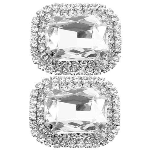 LIFKOME Abnehmbare Strass Schuhclips mit Funkelnden Schmucksteinen Dekorative Schuhschnallen für Damen Vielseitig Einsetzbar bei Hochzeit Party und Alltag Elegante Schuhanhänger aus von LIFKOME