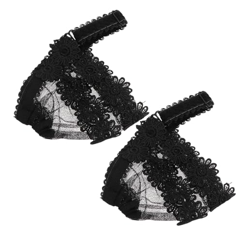 LIFKOME Abnehmbare Verstellbare High Heels Schuhriemen Anti lose Schuhbänder für Pumps Rutschfeste Absatzriemen Komfortable Fersensicherung für Damen Schwarz von LIFKOME