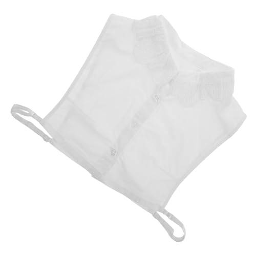 LIFKOME Abnehmbarer Damen Fake Kragen aus Baumwolle Eleganter Einsteckkragen Langlebiges Design Einfach zu Tragen Vielseitig für Blusen und Pullover Geeignet von LIFKOME