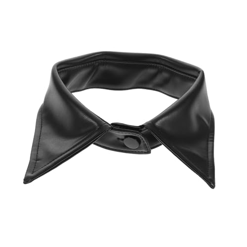LIFKOME Abnehmbarer Kragen Aus Pu Leder Für Damen Modischer Und Vielseitiger Fake Kragen Für Hemden Pullover Und Jacken Bequemes Und Einfach Zu Kombinierendes Accessoire Mit Falschem von LIFKOME