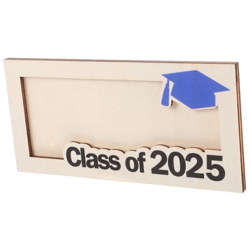 LIFKOME Abschluss Holz Geldhalter Kartenetui Kompakt Leicht Tragbar Für Bargeld Visitenkarten Kreditkarten Fotos Perfektes Zur Abschlussfeier Blau von LIFKOME