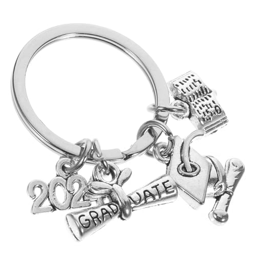 LIFKOME Graduation Keychain Kreatives Abschlussgeschenk Mit Bachelorhut Und Schlüsselring Für Studenten Als Dekoration Und Praktisches Accessoire Für Abschluss von LIFKOME