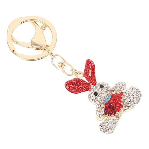 LIFKOME Kreativer Schlüsselanhänger Metall Form Eines Niedlichen Hasen Dekoration Für Taschen Und Schlüssel Langlebig Und Rustikal Für Und von LIFKOME