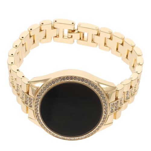 LIFKOME Damen Strassuhr Led Armbanduhr Stilvolle Glänzende Armbanduhr Digitale Damenuhr Modische Uhr Für Büro Und Freizeit Mit Strasssteinen Verziert Langlebig Und Komfortabel von LIFKOME